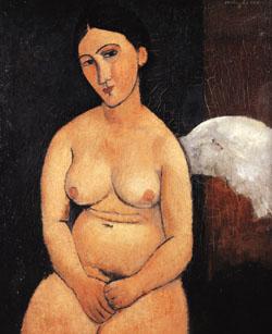 Amedeo Modigliani Seated Nude oil painting image